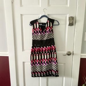 Magnified Haring Bone Dress